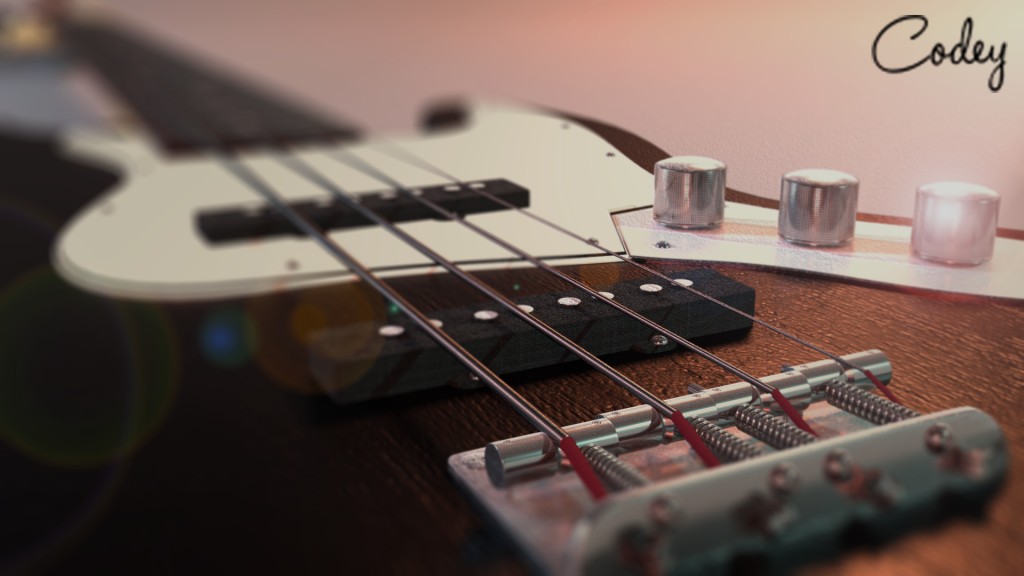 Eastcoast Bass Guitar [High Poly] preview image 4